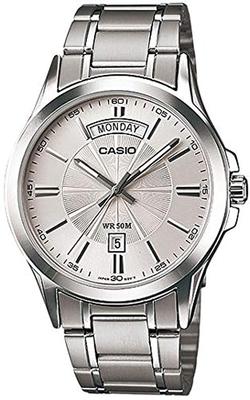 Standard Analog Watch MTP-1381D-7AV, Silver, Casual.
