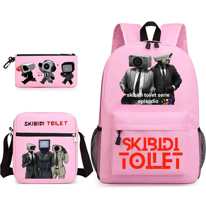 New toilet man spoof primary school backpack