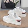 Fashion 7CM Women Summer Air Mesh Chunky Sneakers Sandals Platform Wedge Flats Sandals Slides Shoes Mules Shoes Women Breathable