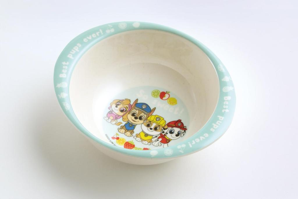 Skater Melamine Bamboo Dishwasher Paw Patrol Bowl, Fiber, 290ml, Safe, Boy, M34B-A