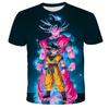 2026 Dragon Ball Z Graphic Print 3D Kids Summer Short Sleeve T-Shirt