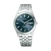 Série Reguno 100 mètres étanche Solaire Quartz Bracelet en Acier 35,5 mm montre homme cadran noir RS25-0052B