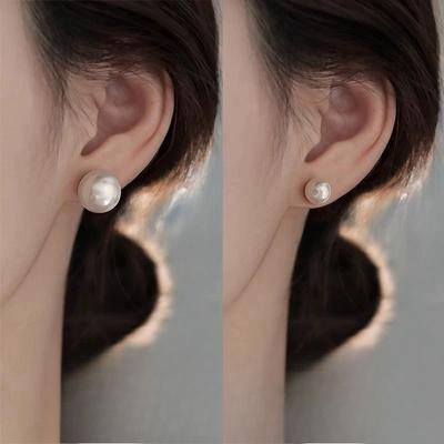 Pendientes de perla para mujer de alta gama, pendientes nuevos, pendientes de lujo ligero de nicho