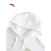 Anta Women's Embroidered Loose Fit Hooded Sweatshirt