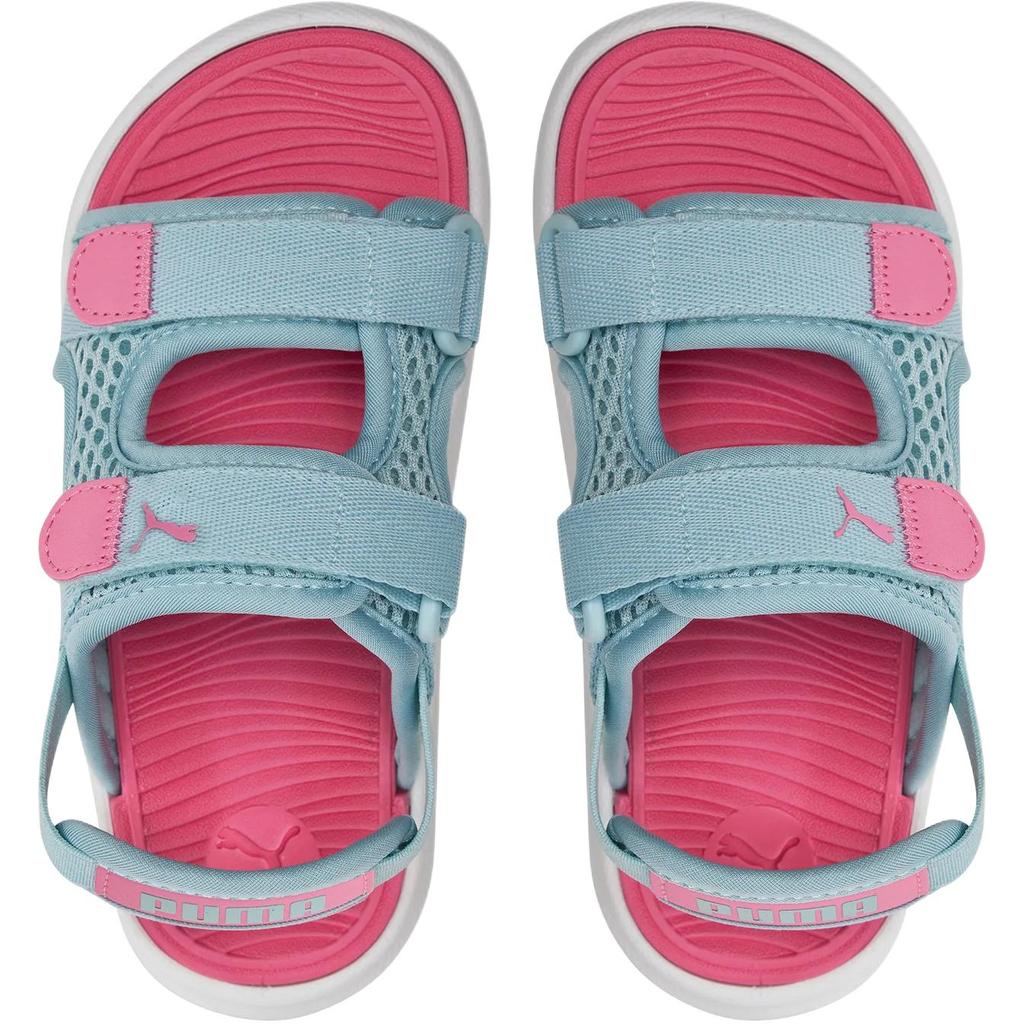 Puma Evolve Sandal Little Kid Turquoise Surf Fast Pink Kids Sneakers Teal White 389147-09