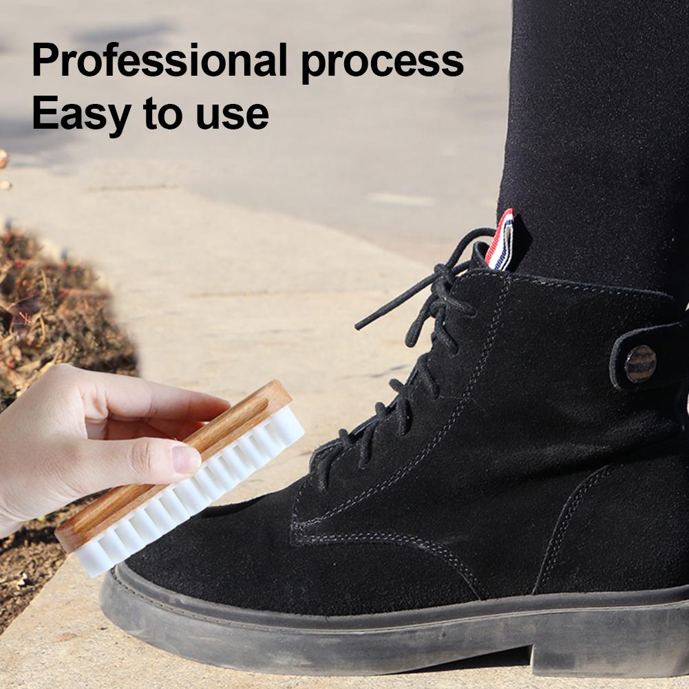 1PC Cleaning Scrubber Brush For Suede Nubuck Material Shoes Boots Scrubber Cleaner Leather Clothing Care Cleaning Brush