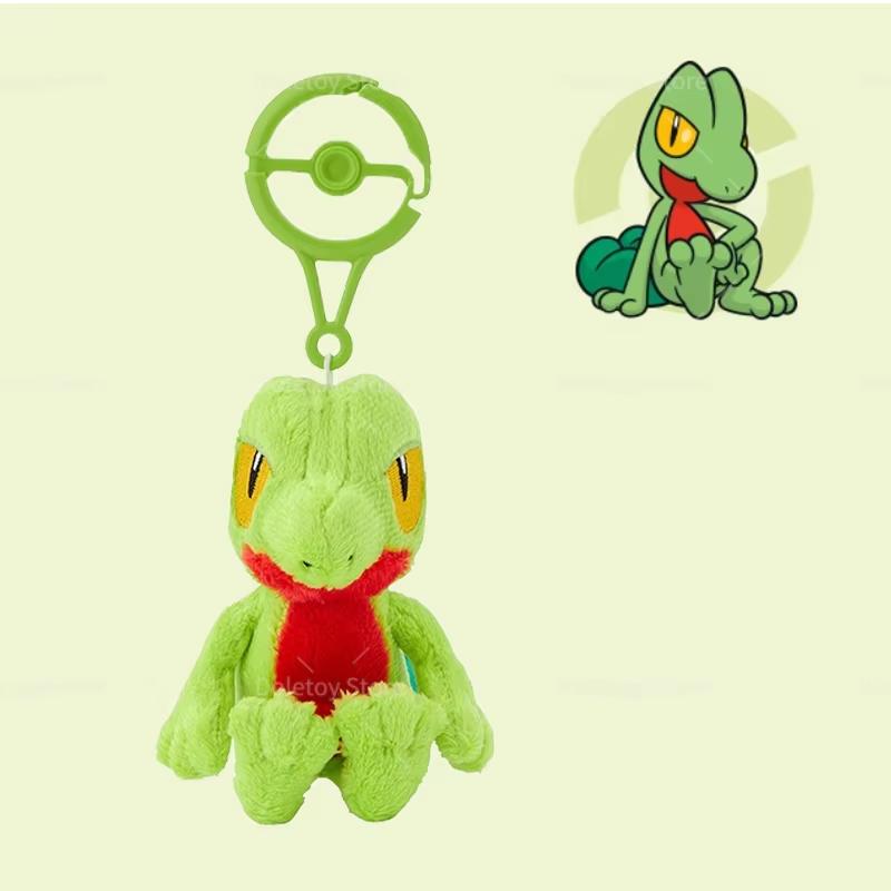 Original Pokemon Plush Key Ring Pikachu Sylveon Eevee Charmander Squirtle Quaxly Pok Sphere Buckle Animation Merchandise Presents