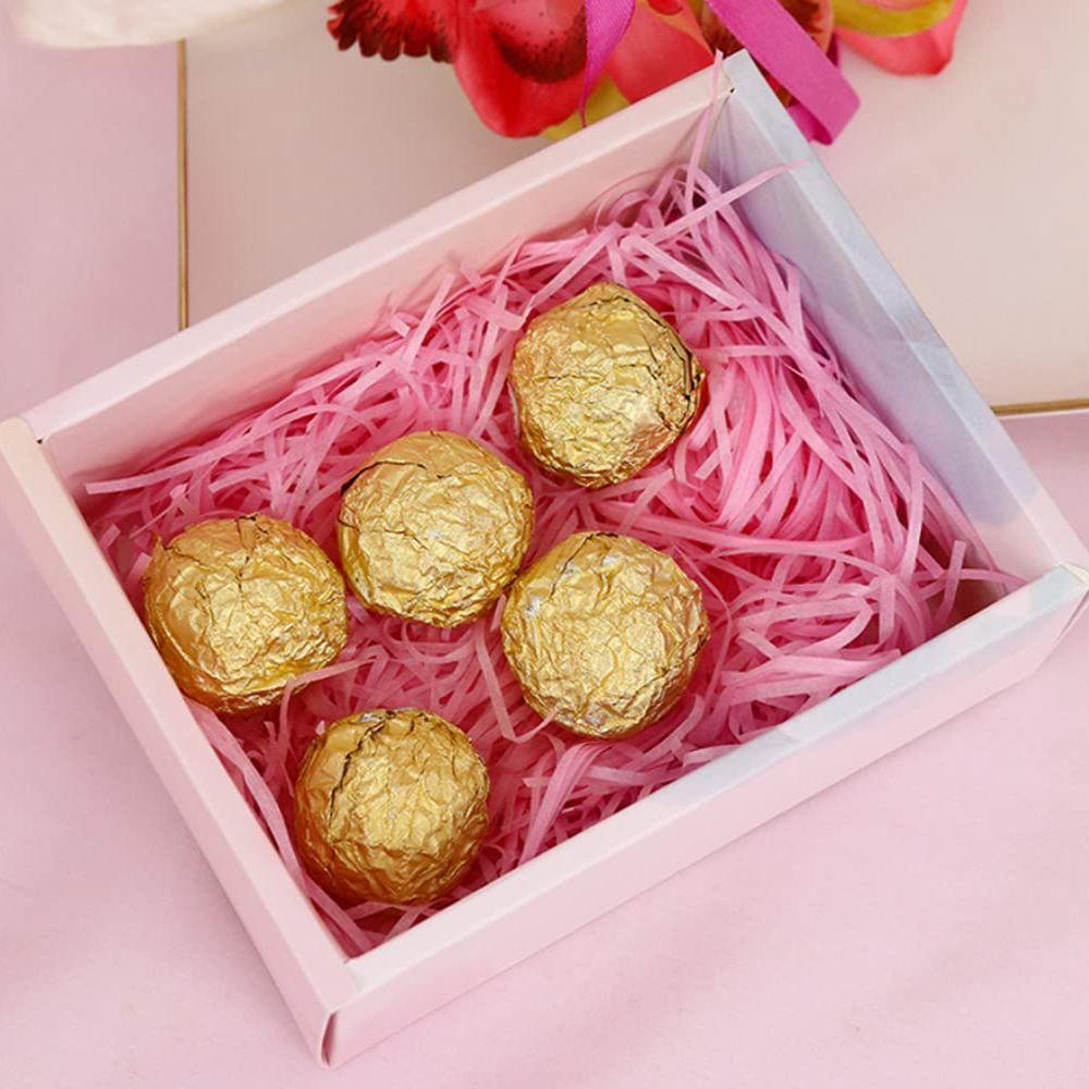 20/40g Raffia Paper Valentine's Day Wedding Birthday Anniversary Party Thanksgiving Basket Filler Gift Box Decoration YMY