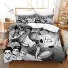 Cool Personality Dandadan Anime Bedding Set New 3D Print Duvet Cover Pillowcases Twin Full Queen King Size Soft Bed Linen
