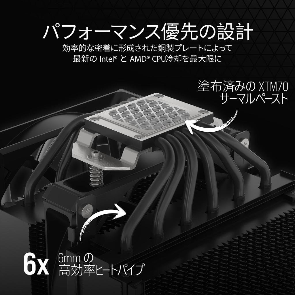 CORSAIR A115 High Performance Tower CPU Air Cooler AirGuide Technology Motherboard Compatible CORSAIR XTM70 Included Intel/AMD CT-9010011-WW