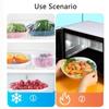 Colorful Disposable Food Cover Dust Food Grade Fresh Lids Elastic Plastic Wrap Shower Cap Fruit Food Cover Fresh Keeping Bag
