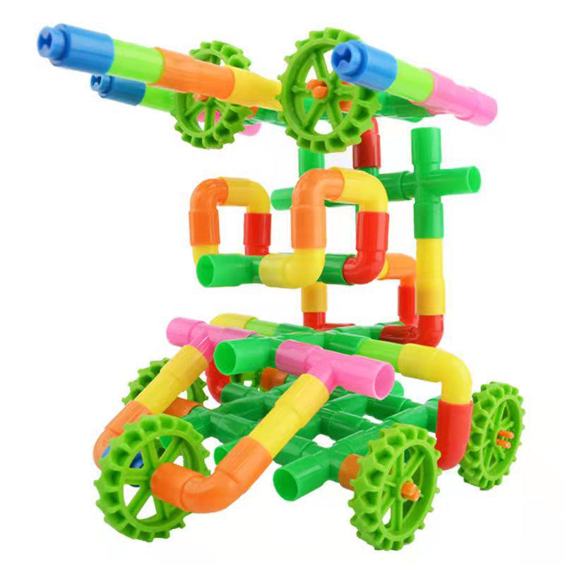 DIY Water Pipe Building Blocks for Kids - Science Education Toy for Kindergarten