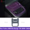 For Volvo S60 Recharge T8 -2024 Car Interior Center Console Gear Transparent TPU Paint Protective Film Anti Scratch Sticker