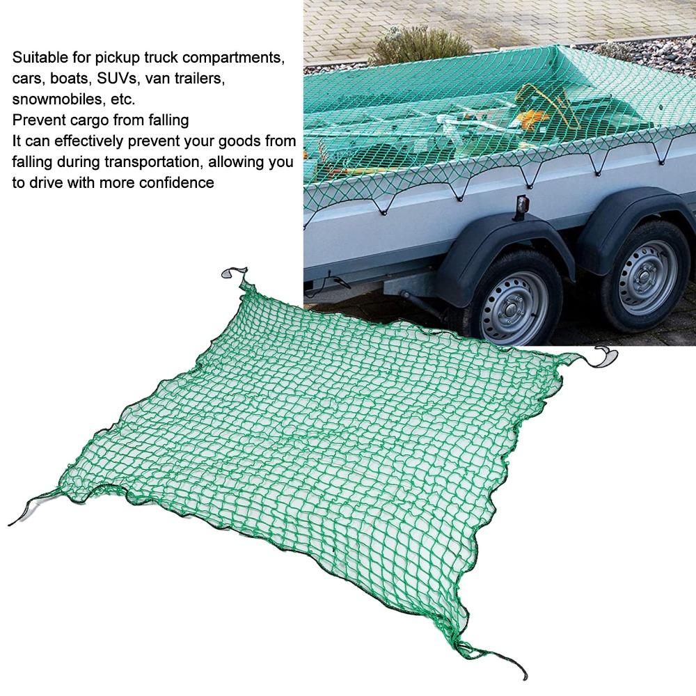 Rete a Maglia Rete di Raccolta Rete per Carico Rete per Rimorchio in PP Rete Resistente per Cassone di Camion Pick-up