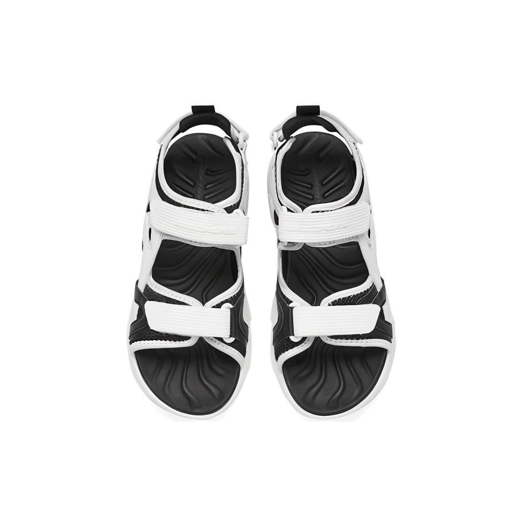 Skechers Sandali Moda Mecha Versatili Sandali da Spiaggia Sandali da Uomo Bianco Nero 894065-WBK