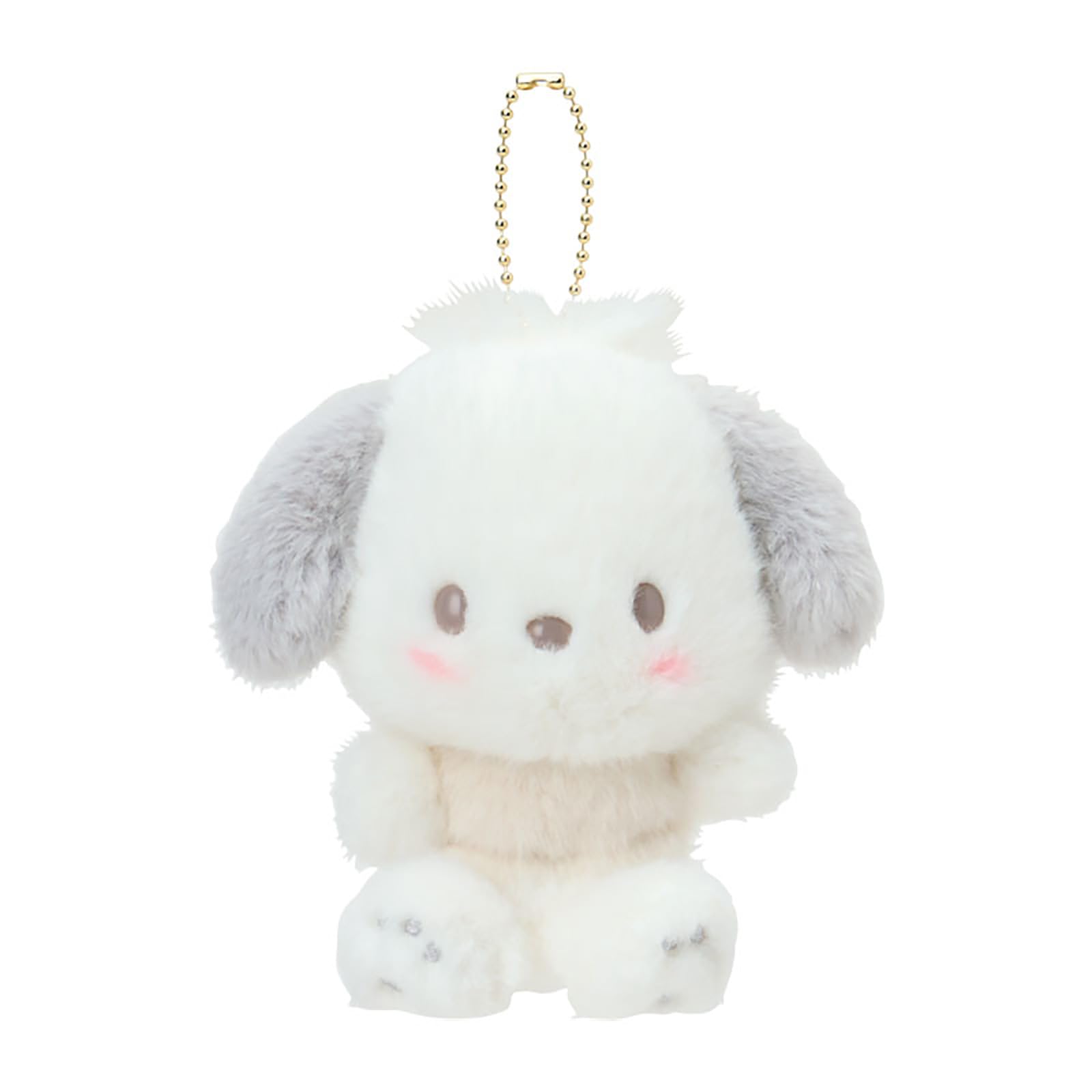 Sanrio Mascot Holder in a Fluffy White Pochacco 575828 (Napping Cloud)