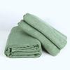 All-Cotton Military Green Summer Blanket for Dorms & Sofas
