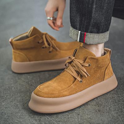 Herrenschuhe Mode Sneaker Herren Sportschuhe High Top Freizeit Trend Schnürschuhe Lässige Flats Freizeit Motorrad Fahrschuhe