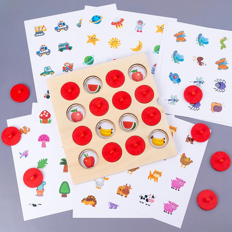 Children'S Memory Chess Zhiyi Toys Children'S Parent-Child Interactive Table Games Memory Concentration Training