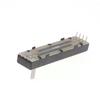 73mm Straight Slide Potentiometer B10KX2 15mm Shaft Dual Channel High Precision For Audio Mixer Amplifier DIY Audio Equipment