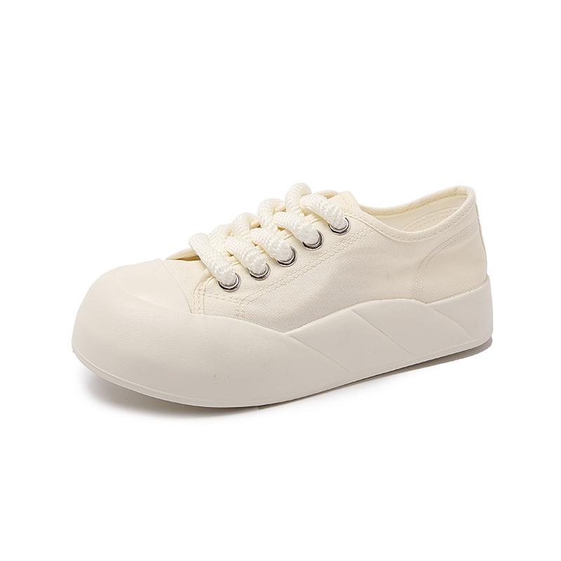 Trendy and Fashionable Women's Shoes  Popular Small White Shoes Versatile New Casual and Cute Women's Thick Sole Board Shoes