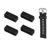 4Pcs 12/14/16/18/20/22/24/26MM Silicone Watch Strap Loop Wristwatch Band Keeper Retainer Loop Smartwatch Fastener Ring Replacement Accessories