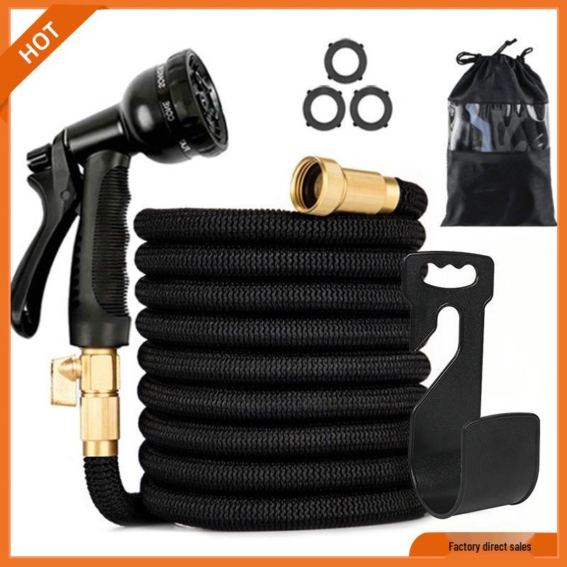 High-Pressure Retractable Garden Water Hose & Magic Spray Gun for Car Wash