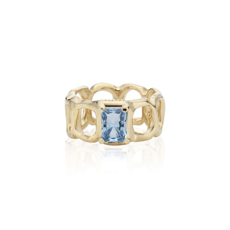 POPPI Gentle link ring (Topaz)