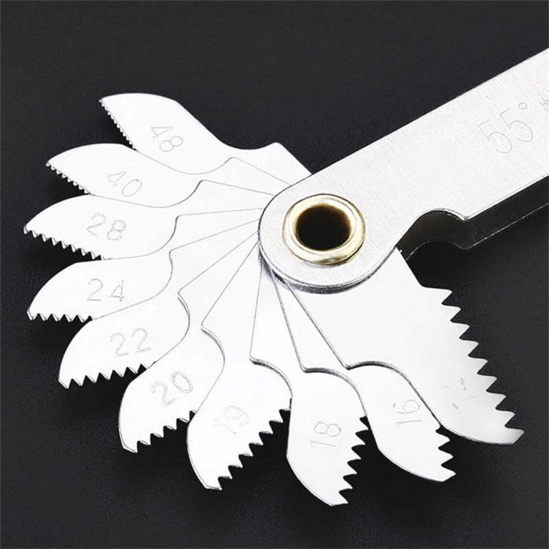 Thread Pitch Gauge Screw Caliper Gage Measuring Set Metric & Inch & America Sae