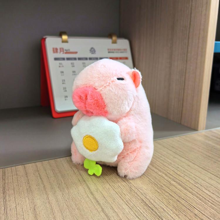 peluches Capybara Plush Keychain Bag Pendant Hanging Decoration Cute Stuffed Doll Toy Desktop Doll Ornament Car Keyring Kid Gift