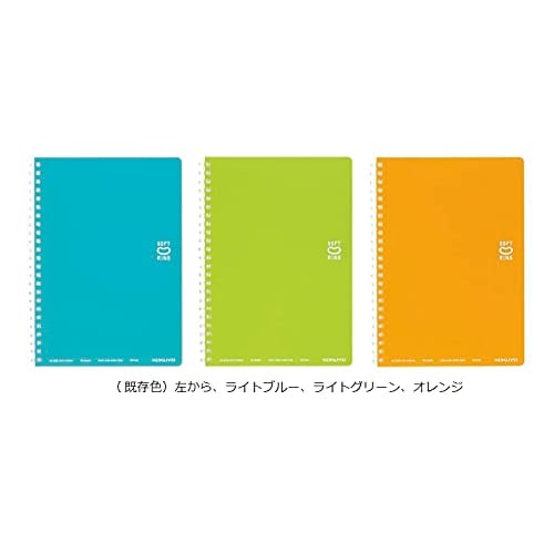 KOKUYO Soft Ring Notebook, Dotted Ruled Line, A5 S-SV331BT, 2 New Colors, Set of 5 Books