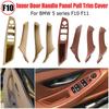 LHD Fit For BMW 5 Series F10 F11 520i 525d 535i 550i ABS Plastic Car Inner Door Panel Handle Sedan Pull Trim Cover