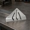 Escuadra de inglete triangular Marcas grabadas Escuadra de inglete Regla triangular Herramienta manual de alta resistencia Escala fácil de leer para metalúrgicos