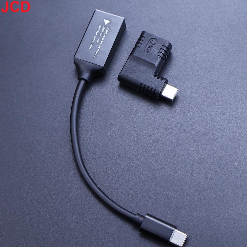 JCD 65W USB Type C PD Fast Charging Cable for Lenovo Laptop Charger Dc Square Plug to Type C PD Adapter Converter for MacBook