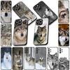 Running Stalking Wolf Animal Phone Cover for Apple iPhone 13 12 Mini XS 11 Pro Max 7 8 Plus + XR SE 2022 2020 SE3 Soft Case