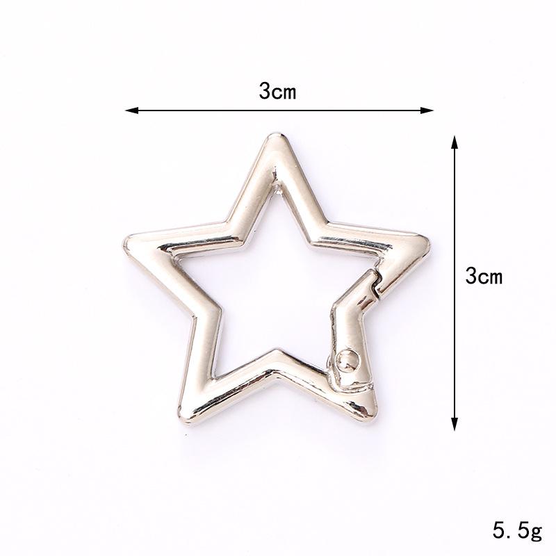 Yi Lian Schmuck Zinklegierung Herzplatte Schlüsselanhänger mit Karabinerverschluss