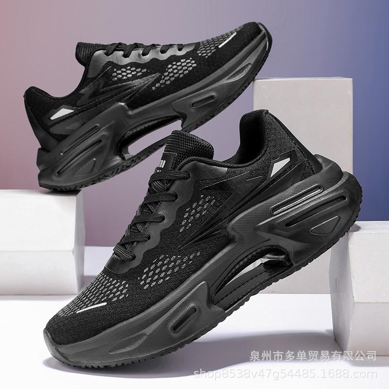 

New high-quality parent-child shoes running shoes casual and comfortable soft-soled large-size sports shoes 36 чёрный