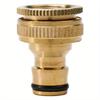 2Pcs Brass Hose Tap Connector 3/4" 1/2" Garden Threaded Water Pipe Adapter Fitting Faucet Connector Accessories
