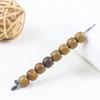 Green Sandalwood 7x8MM Barrel Beads for DIY Buddhist Bracelets - Pre-drilled Wenwan Accessories