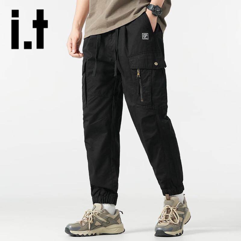 

OVERPROTECTIONit Men s Loose Fit Cotton Cargo Joggers XL