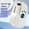 Automatic Electric Nail Cutter & Grinder Portable Electric Manicure Tools with Light Kids Adults Elderly 2-in-1 Nail Care Device