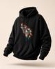 Indigenous Feather Black Hoodie Native Graphic Gift Women Men