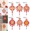 Chinese New Year Decoration Hanging Ornament Gift Red 2025 Dragon Year Oriental Chinese Knot Tassel Decoration for Wall Decor