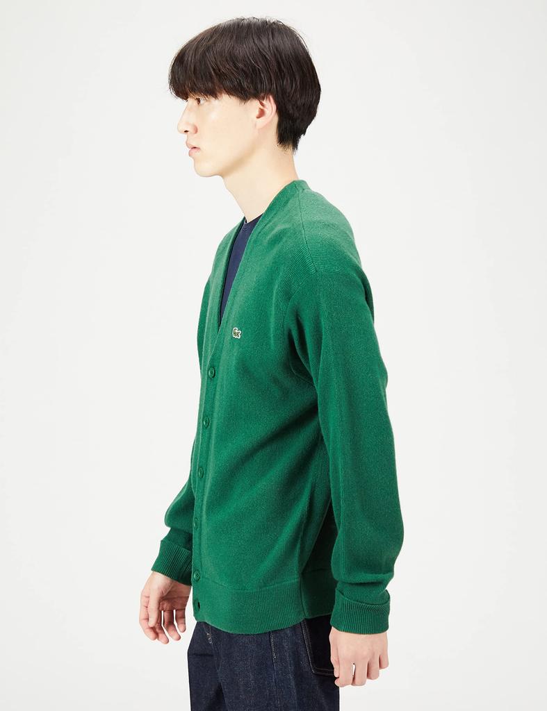 Garter Stitch Cardigan [Lacoste] [Official] V-Neck