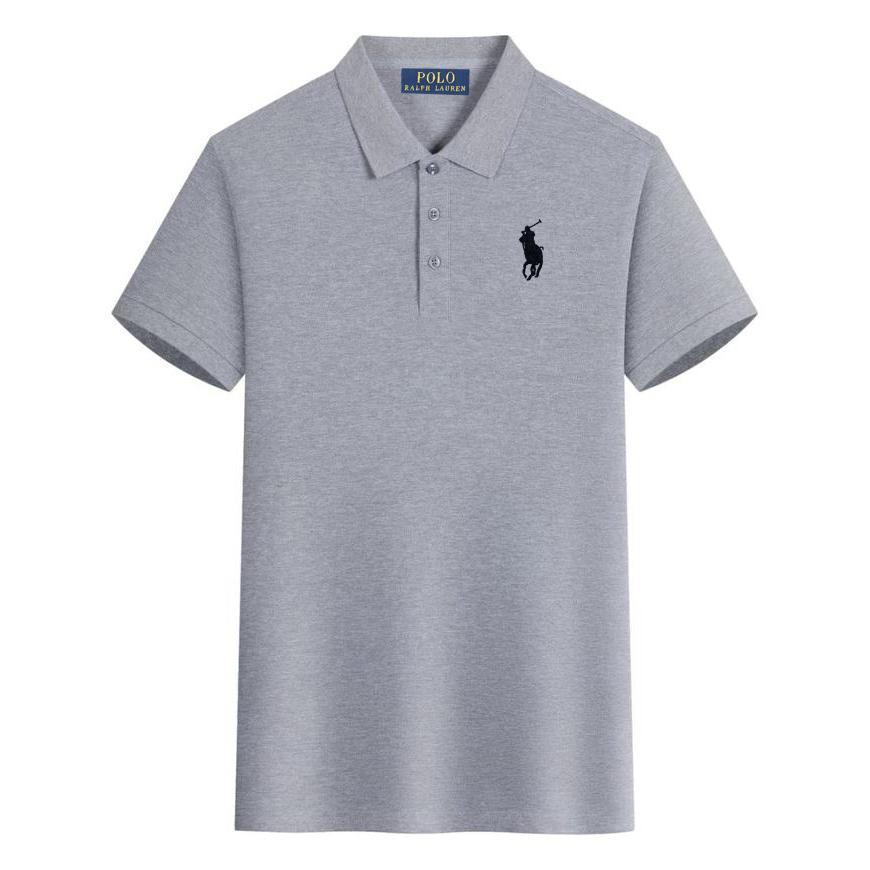 Polo Ralph Lauren Letní nové Pony Vyšívané Neformální Sportovní Polo Tričko, Odvádějící Pot a Absorpční Vlhkost Polo Tričko z Čisté Bavlny