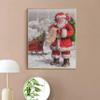 Diy Diamond Painting Embroidery Christmas Santa Claus Full Round Needlework Room Decor 30x40cm/12x16inch