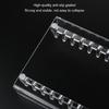Acrylic CDs Holder with Cascading Desktop CDs Organizers Stores 12 CDs for Efficient Media Storage