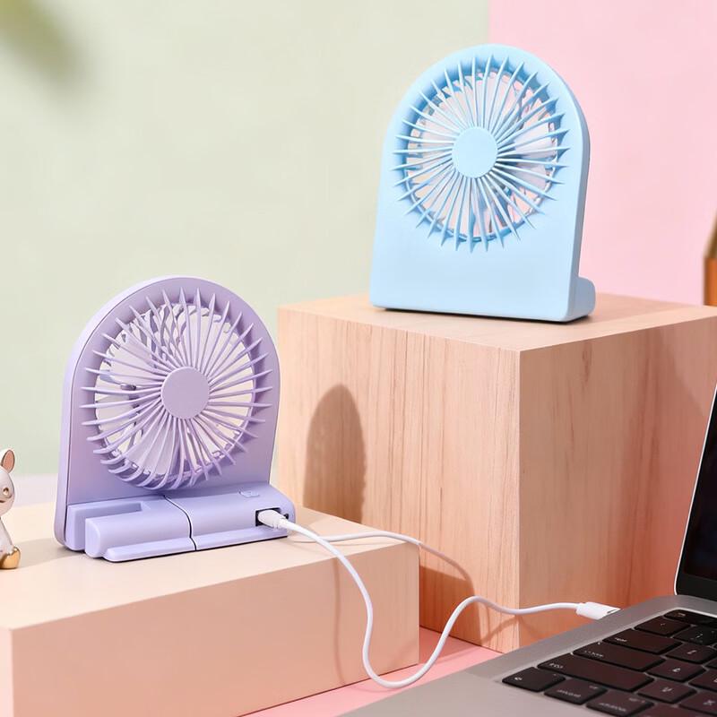 LINGPAN SDJ3 Mini 3-Speed Desk Fan with Stand (5-Pack)