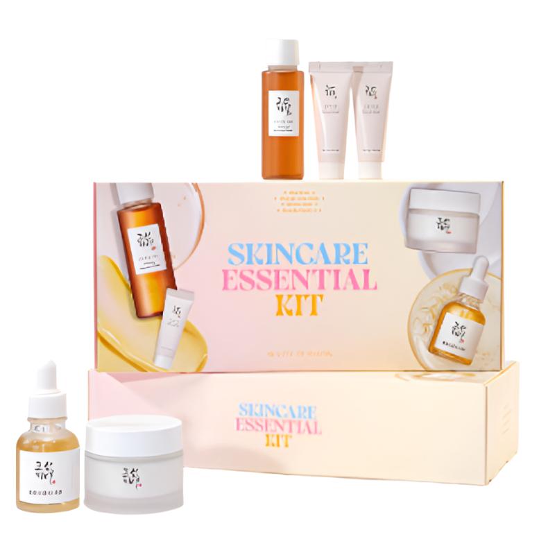 

Набор основных средств по уходу за кожей Beauty of Joseon (Сыворотка для сияния 30 мл ×1 , Крем Dynasty 50 мл ×1 , Эссенция с женьшенем 40 мл ×1 , Крем для кожи вокруг глаз с женьшенем 10 мл ×2) Glow Serum: 30 ml Dynasty Cream: 50 ml Ginseng E