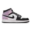 Air Jordan 1 Mid SE GS Zen Master Kids Sneakers White Black Amethyst-Wave DM6216-001